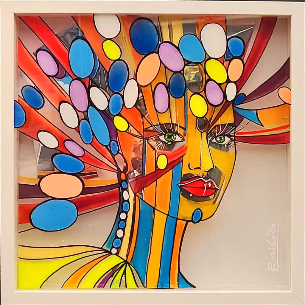 Les perles multicolores 